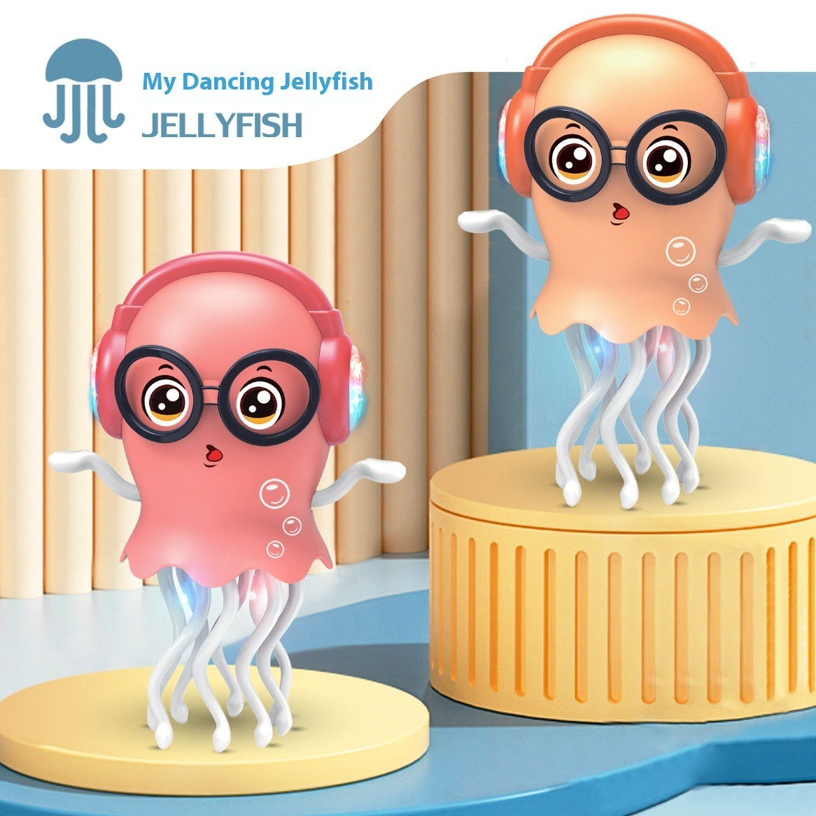 Playful Interactive Dancing JellyFish